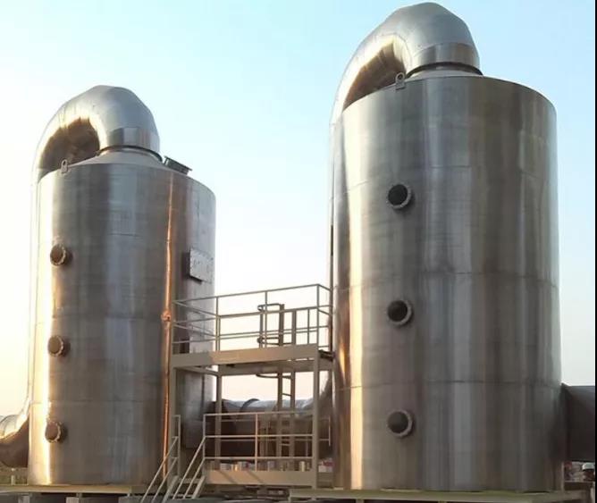 Design requirements for VOCs waste gas spray/absorption tower